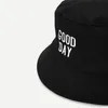 Good Day Letters Hats Bucket Summer Men Femmes Broderie Chapeau drôle Fisherman Chapeaux Plage de la chasse extérieure Cap de pêche YY16058963949148990