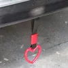 Bil Styling Round Heart Hänge JDM Busshandtag Tsurikawa Ring Charm Strap Bakstämpare Varning Hänge Auto Tillbehör