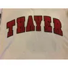 CEUF #20 Jeremy Roenick Thayer Academy High School Jersey 100% sömnad broderi S Hockey Jerseys White Vintage