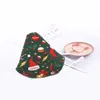 Máscara de caveira abóbora reutilizável Halloween pode colocar em folha filtro Máscara de Natal para Papai Noel Xmas Tree Hat máscara protetora HH9-3352