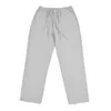 Pantalon droit poche lâche avec cordon de cordon de couleur un pantalon multi-poche correspondant à un pantalon de travail pour hommes y220308