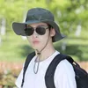 위장 버킷 군사 boonie camo 남자 접이식 suncap 야외 스포츠 태양 모자 여성 낚시 하이킹 사냥 모자