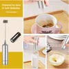 Stainless Steel Milk Frother Portable Handheld Electric Milk Whisk Coffee Egg Mixer Tool Kitchen Accessory VTKY2349