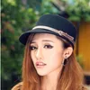 Winter Woman Couleur solide Hat octogonal Lady Party Fedora Chapeaux Fashion Felt Newsboy Caps 100 Wool Equestrian Cap 5658cm Y20071449088204710