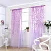 100*270cm Green Willow Tree Curtains Voile Curtain Curtains for the Living Room Tulle on the Window Drapes Cortinas para la sala