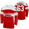 2022 Winter Away Hockey Jersey Peter Regin Mikkel Bodker Nicolai Meyer Patrick Russell Frans Nielsen Mathias Bau Nicholas Jensen Oliver Larsen Jesper Jensen