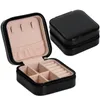 Travel Jewelry Box Organizer PU Leather Display Storage Case for Necklace Earrings Rings Jewelry Holder Gift Case Storage Boxes