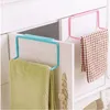 Towel Rack Hanging Holder Organizer Bathroom Cupboard Kitchen Cabinet Door Back Hanger Shelf Home Finishing Towel Racks YHM812