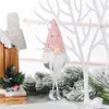 Christmas Decoration Gnome Santa Doll Pendant Xmas Tree Hanging Ornament Home New Year Gifts Party Supply JK2011PH