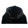 Длинные искусственные осенние и зима новые пальто женские горячие продажи черный плюс размер плюшевый пальто теплый меховой куртку 201211