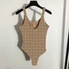Sexy Backless Swimwear Dla Kobiet Koszulki Moda Marka Rajstopy Swimsuit Lato Osobowość Projektant One Piece Bikini