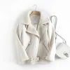 Ailegogo herfst winter vrouwen faux lamslederen jas straatkleding