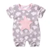 Baby Romper Cotton Newborn Body Suit Summer New Short Sleeved Girls Clothes Baby Pajama Boys Jumpsuit Rompers G1221