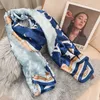 High quality delicate printed women's scarf Spring summer thin silk scarfs soft luxury scarves233U