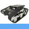 Metal Tank Chassis Kit Y100 Smart Crawler Robot Platform 33GB-520 DC Motor Aluminum Alloy Wheel Plastic Track DIY Toy 201208