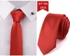 Ties cravatte per collo sitonjwly 6 cm poliestere per uomini cravatte magri magro magro