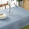 Coton Lin Tissu imperméable Table à manger Chiffons Vêtements Couverture Tissu Rectangulaire Table Nappe Nappes Nappe T200107