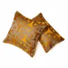 Contemporâneo Geometria Laranja Elipse Sofá Cadeira Designer Pipping Throw Cobertura Decorativa Quadrado Casa Descanso Caso 45x45cm 201133