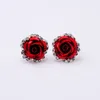 Сервицы Fresh Flower Fashion Fashion Rose Diamond Women Wers Corn