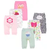 Nouveau 3pcs / lot coton bébé vêtements harem bambin pantalon bébé fille pantalon mi taille 3-24 mois nouveau-né unisexe bébé leggings 201128