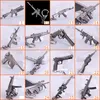 Клавные винтажные золотые столовые удары Guns Men Men Cs Go Gu Gun Suvenirs Suvenirs подарок для парня ключевые ювелирные подарки Fred22