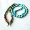 MG1408 6 mm 사진 재스퍼 108 Mala Bracelet New Design 여성 레 갈라이트 재스퍼 브레이슬릿 보석 에너지 브레이슬릿 273w