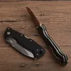 1 SZTUK Wysokiej jakości Nóż Składany Taktyczne AD-10 S35VN Drop Point Satin Blade Black G10 + Uchwyt blach ze stali nierdzewnej z pola detalicznego