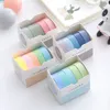 5Rolls/Box Solid Color Washi Tape Set Decorative Masking Tape Söt Scrapbooking Adhesive Tape School Stationery Supplies