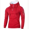 Moda Erkekler Hoodies Yürüyüş Tırmanma Expedition Hooded Jumpers Sweatshirt Sıradan Hoody Sportswear Ceket Yarım fermuarlı İngiltere bayrak pullove