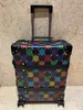 2022 Frau Herren Koffer Klassisches Reisegepäck mit Rädern Sets Taschen Designer Top Qualität Psychedelic Große Koffer für Männer Frauen Trolley Doppel P7p7 #