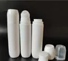 100 ml vita plastrullflaskor, deodorantflaskor, 3.4oz vit tomt påfyllningsrulle på flaskor för eteriska oljor Parfym kosmetika sn