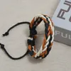 Bracelet coloré tissé pour femme