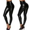 Frauen Force Schwarz PU Leder Hosen Leggings Frau Kleidung Hosen Plus Größe 5xl