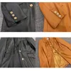 Mulheres Faux Faux Nanushka 2021 Outono e Inverno Importado Proteína de dois botões Clássico All-Match Jacket