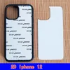 Blank 2D sublimation TPU PC Soft Phone Cas pour iPhone 14 13 12 Mini 11 Pro Max XR XS Samsung S21 S21ULTRA avec insert en aluminium4996172