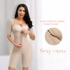 Volledige Body Shaper Fajas Colombiana Reductora Butt Lifter Taille Trainer Corset Shapewear Arm Thij Trimmer Slimming Ondergoed 201222