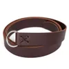 Medieval leather Viking cowhide rope belt LARP Renaissance belt Oring3372439