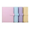 A6 8 Colors Notebook Hand Ledger Shell Loose-leaf Notepad Creative Waterproof Macarons Binder Diary Stationery Cover School Office Supplies C2992