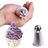 Cupcake Stainless Steel Bakeware Sphere Ball Shape Icing Piping Nozzles Pastry Cream Tips Flower Torch Pastry Tube Decoration Tools 20220121 Q2