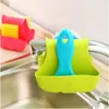 Plastic Double Sink Caddy Saddle Style Kitchen Organizer Storage Sponge Holder RackTool Draining Rack KitchenTools YHM815-WLL