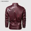 2020 New Mens Leather Jackets Autumn Leather Coats Casual Motorcycle Jacket Male Biker Jackets EU Size Dropshipping