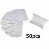 50PCS Candy Box Pillow Shape Gift Paper Packaging Boxes Party Candy Wedding Xmas Bags Christmas Box Supplies