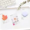 Pad Leaf Sticky Koreaanse stickers Leuke Opmerkingen Paperplanner Kawaii Letter Vellen Cartoon Memo Simulation Kladblok JFVRA5392000