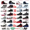 Com caixa de caixa 2023 New Men Basketball Shoes Cardinal Red 5s Racer Blue 4 4S Black Cat Thunder Bred 12 Playoffs White Oreo 11 Space Jam Concord 45 Sneaker Trainer Hiki