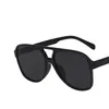 Sonnenbrille YOOSKE 2022 Frauen Vintage Marke Designer Gelbe Sonnenbrille Weibliche Übergroße Sonnenbrille Brillen Shades UV400