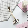 New Stainless Steel Aromatherapy Candles Scissors Hook Clipper 18*6CM Stainless Steel Candle Wick Trimmer Oil Lamp Trim Scissor WDH0289