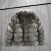 실제 모피 코트 여성 조끼 탈착식 변환 이동식 패션 고급 럭셔리 따뜻한 코트 재킷 솔리드 퍼 201016