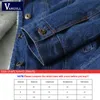 Vangull Femmes Laine d'agneau Jean Manteau Printemps Automne Hiver Nouveau Manches Longues Jeans Chauds Manteau Outwear Large Denim Veste Outwear T200828