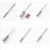 1 SET KIT 6PCS PRO. Nail Art Electric Drill Bits File Kit Sanding Bands 3/32 "Storlek Manicure Machine Slip Heads