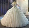 2022 Plus Size Arabische ASO EBI Luxe Kralen Kristallen Trouwjurk Sweetheart Kant Sexy Bridal Jurken Jurken ZJ620